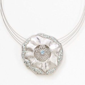 Sand Dollar Pendant Necklace - New In Box